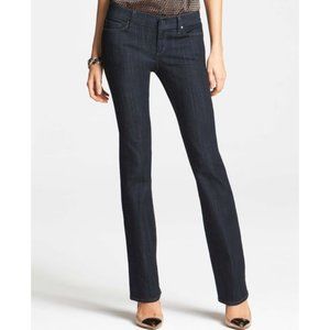 ANN TAYLOR DENIM Modern Fit Bootcut Dark Jeans 12P